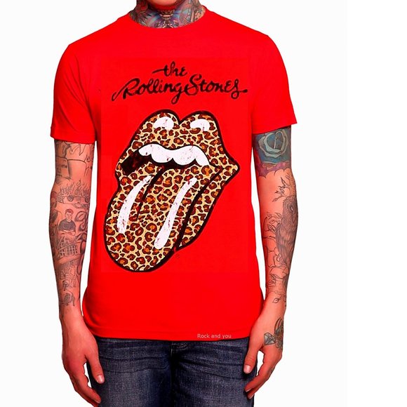 The Rolling Stones Tongue Logo rock Official T-Shirt M NWT - Picture 1 of 2